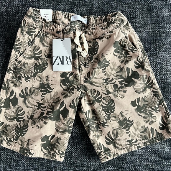Zara Other - NWT Zara Boys Tropical Shorts Size 9